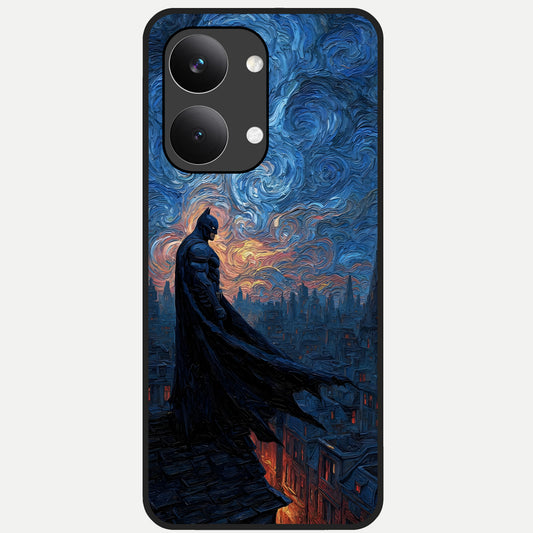  Dark Knight Dusk Glass Case For Poco X8 Pro Max back cover – full design glossy printed glass finish