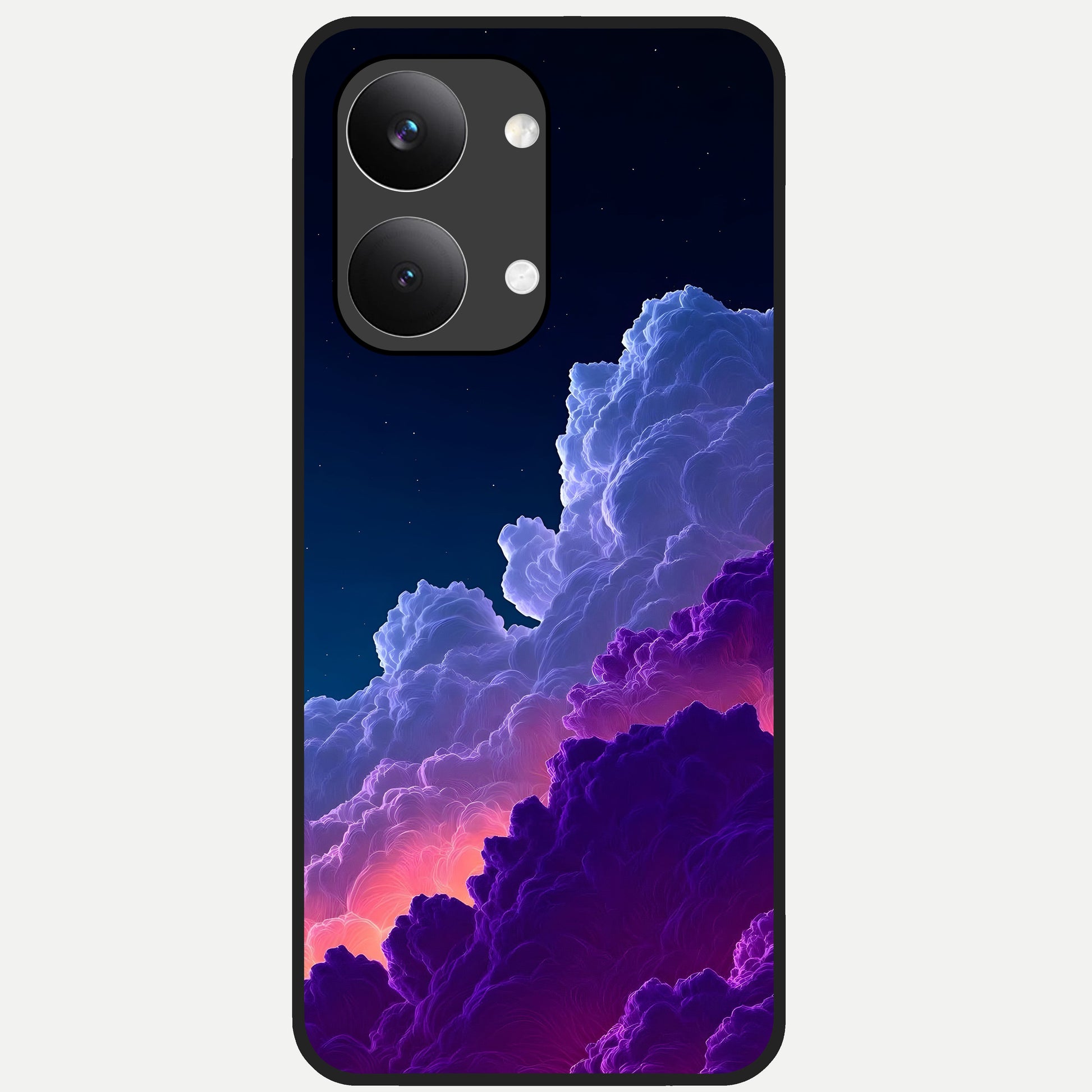 Dreamy Cloud Skies Glass Case For Poco X8 Pro Max back cover – full design glossy printed glass finish