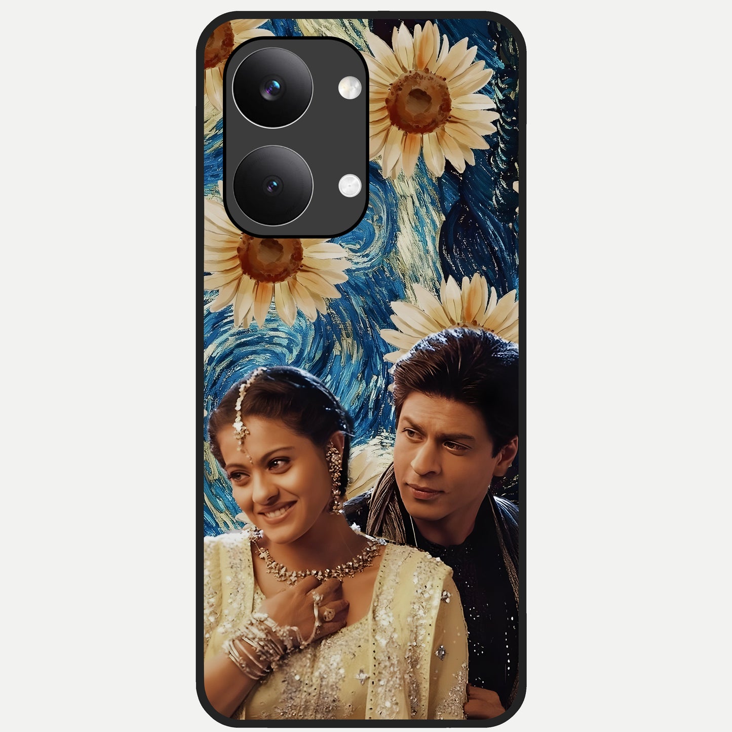  Eternal Love Story Glass Case For Poco X8 Pro Max back cover – full design glossy printed glass finish