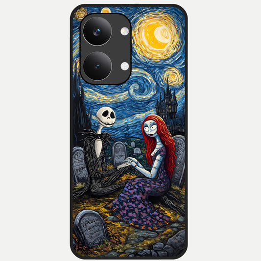  Eternal Night Love Glass Case For Poco X8 Pro Max back cover – full design glossy printed glass finish
