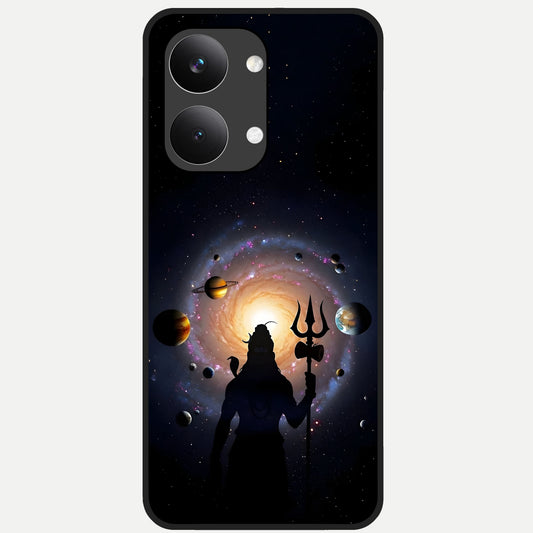  Galactic Shiva Vision Glass Case For Poco X8 Pro Max back cover – full design glossy printed glass finish