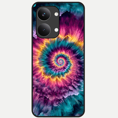  Galactic Spiral Burst Glass Case For Poco X8 Pro Max back cover – full design glossy printed glass finish