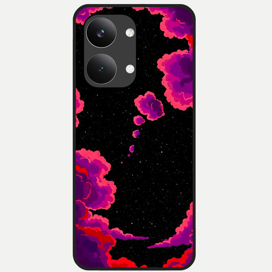  Galaxy Dream Frame Glass Case For Poco X8 Pro Max back cover – full design glossy printed glass finish