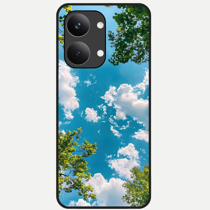  Green Moon Energy Glass Case For Poco X8 Pro Max back cover – full design glossy printed glass finish
