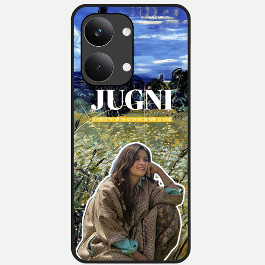  Jugni Soul Vibes Glass Case For Poco X8 Pro Max back cover – full design glossy printed glass finish