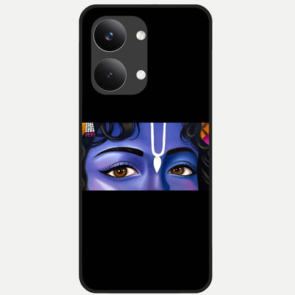  Krishna Eye Glass Case For Poco X8 Pro Max back cover – full design glossy printed glass finish