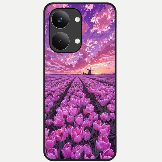  Lavender Dream Skies Glass Case For Poco X8 Pro Max back cover – full design glossy printed glass finish