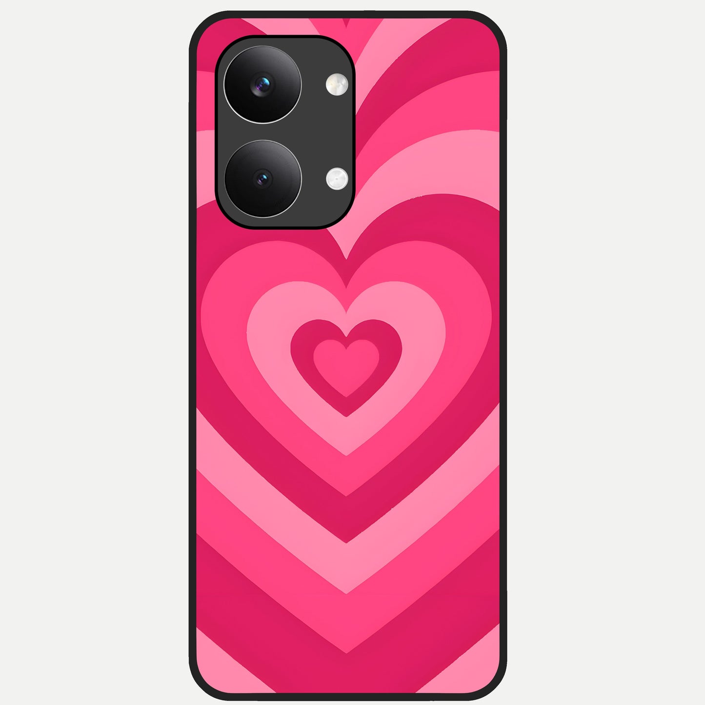  Layered Love Hearts Glass Case For Poco X8 Pro Max back cover – full design glossy printed glass finish