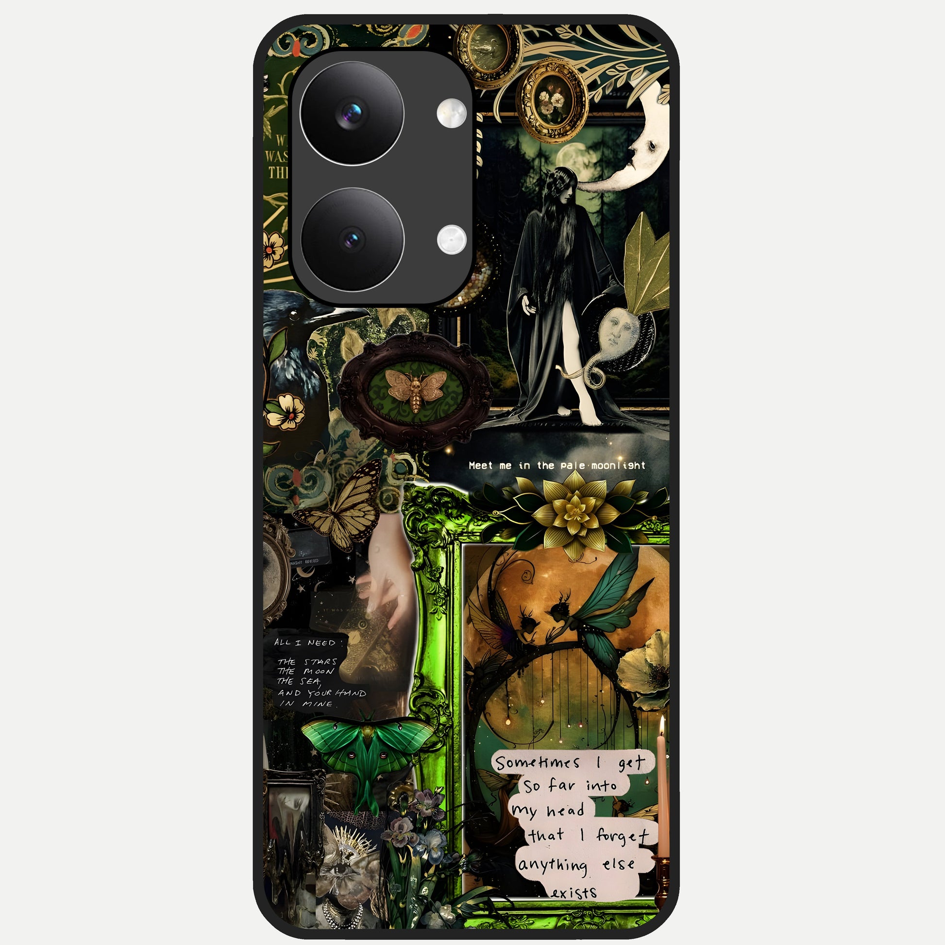  Mystic Woods Secret Glass Case For Poco X8 Pro Max back cover – full design glossy printed glass finish