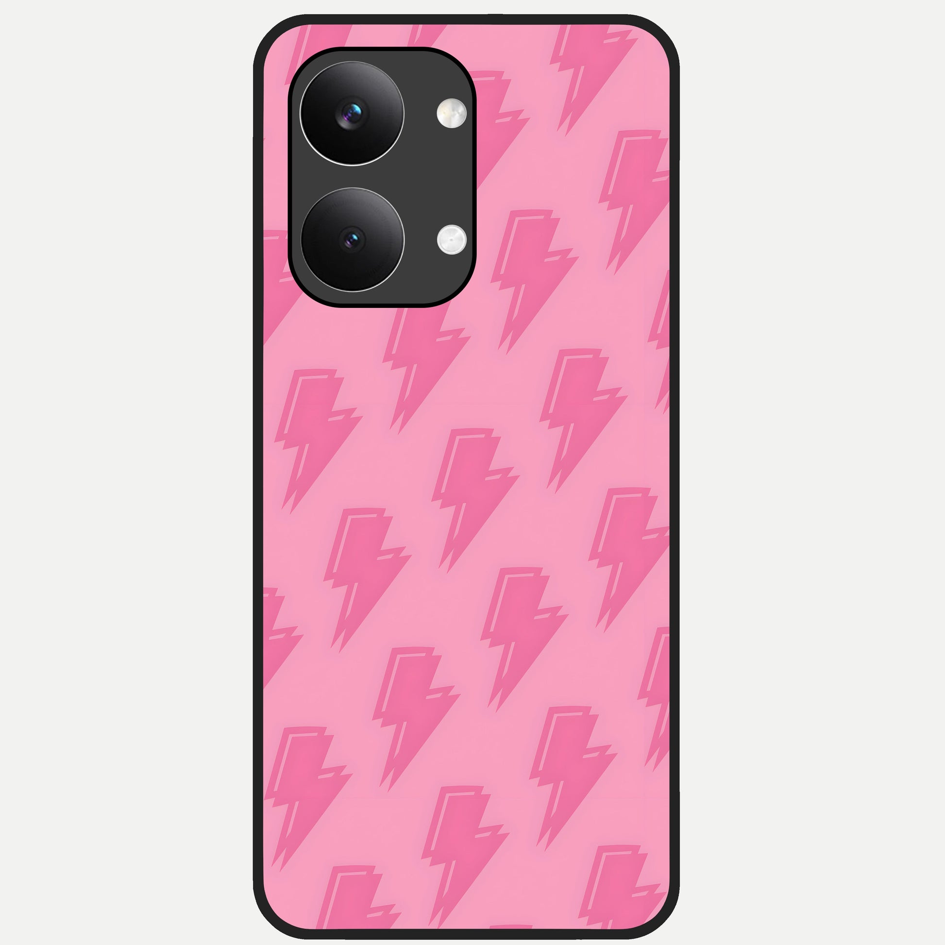  Pink Moo Magic Glass Case For Poco X8 Pro Max back cover – full design glossy printed glass finish