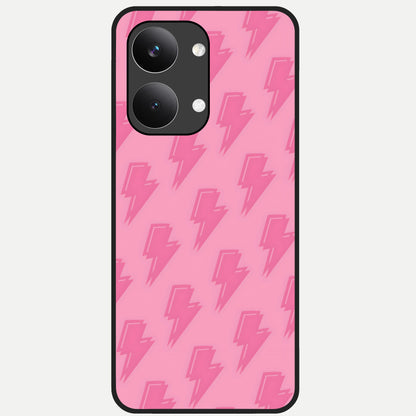  Pink Moo Magic Glass Case For Poco X8 Pro Max back cover – full design glossy printed glass finish