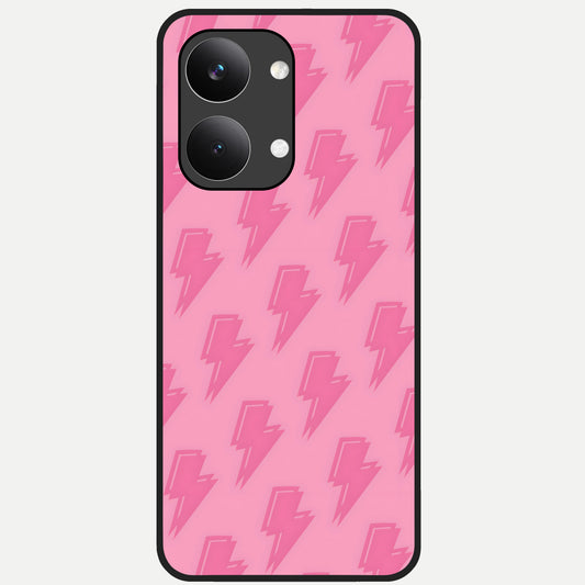  Pink Moo Magic Glass Case For Poco X8 Pro Max back cover – full design glossy printed glass finish