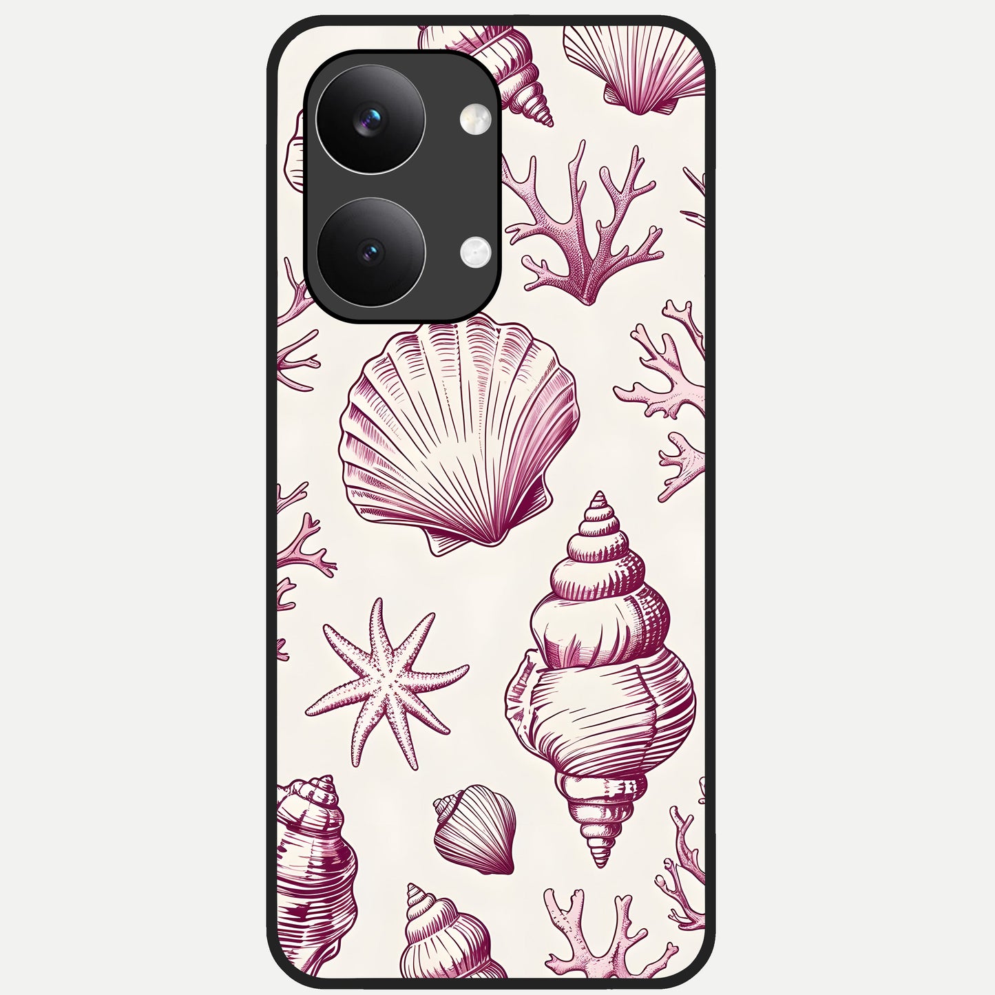  Pink Power Sparks Glass Case For Poco X8 Pro Max back cover – full design glossy printed glass finish