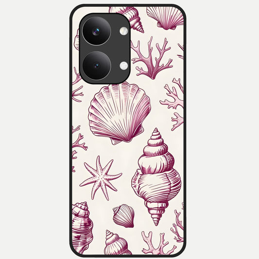  Pink Power Sparks Glass Case For Poco X8 Pro Max back cover – full design glossy printed glass finish