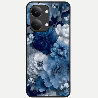  Royal Bloom Garden Glass Case For Poco X8 Pro Max back cover – full design glossy printed glass finish
