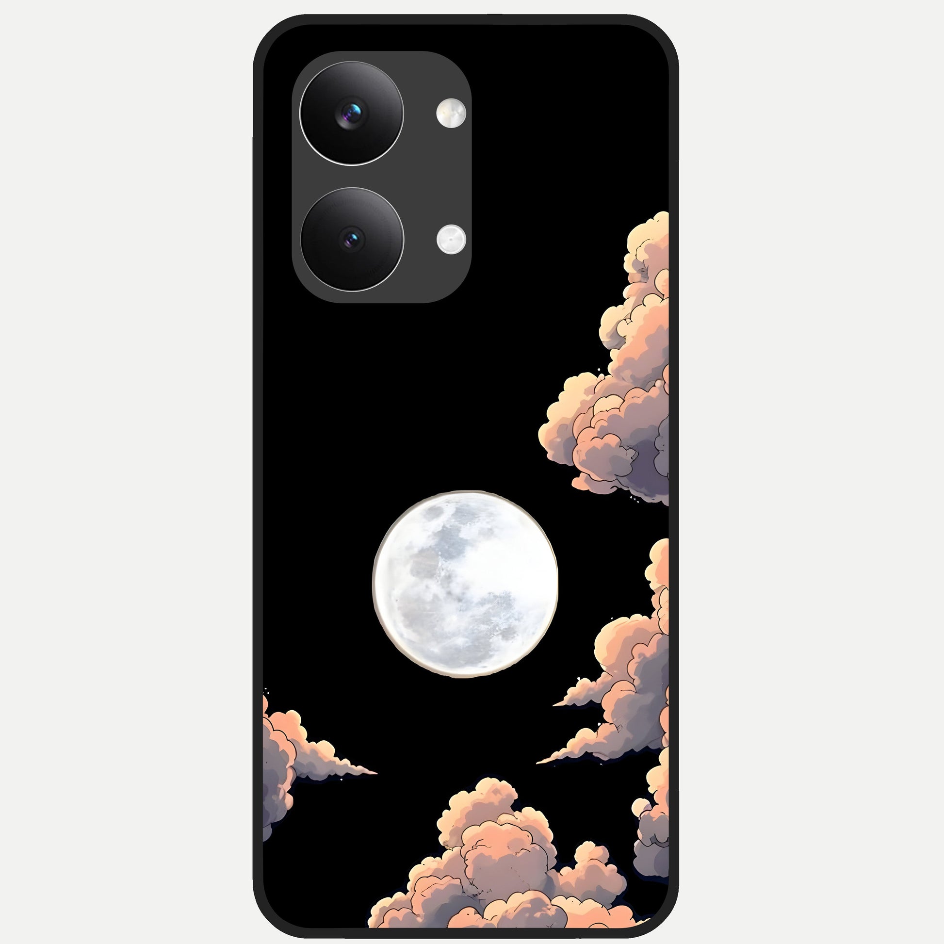 Shade Cloud Moon Glass Case For Poco X8 Pro Max back cover – full design glossy printed glass finish