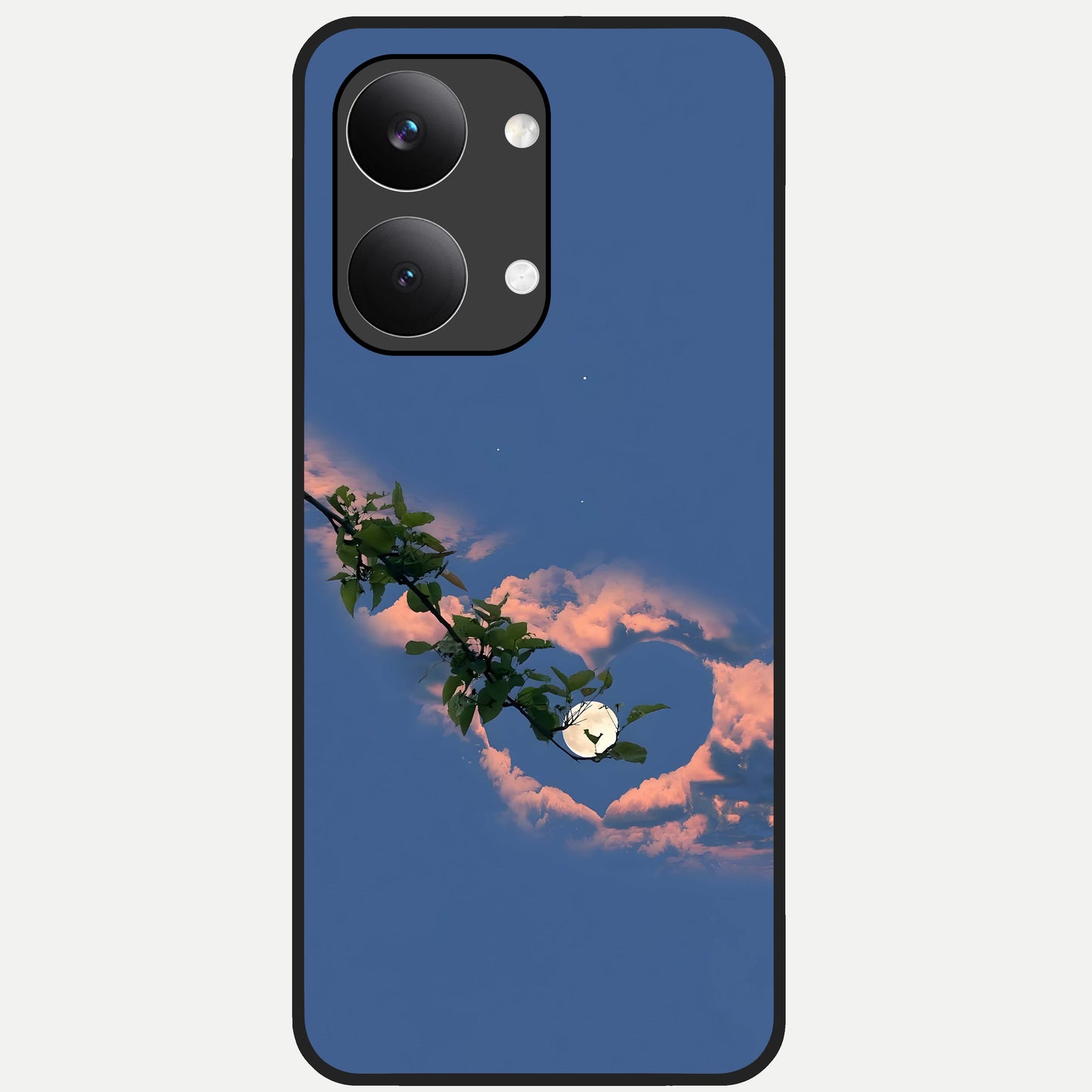  Sky Under Tree Glass Case For Poco X8 Pro Max back cover – full design glossy printed glass finish