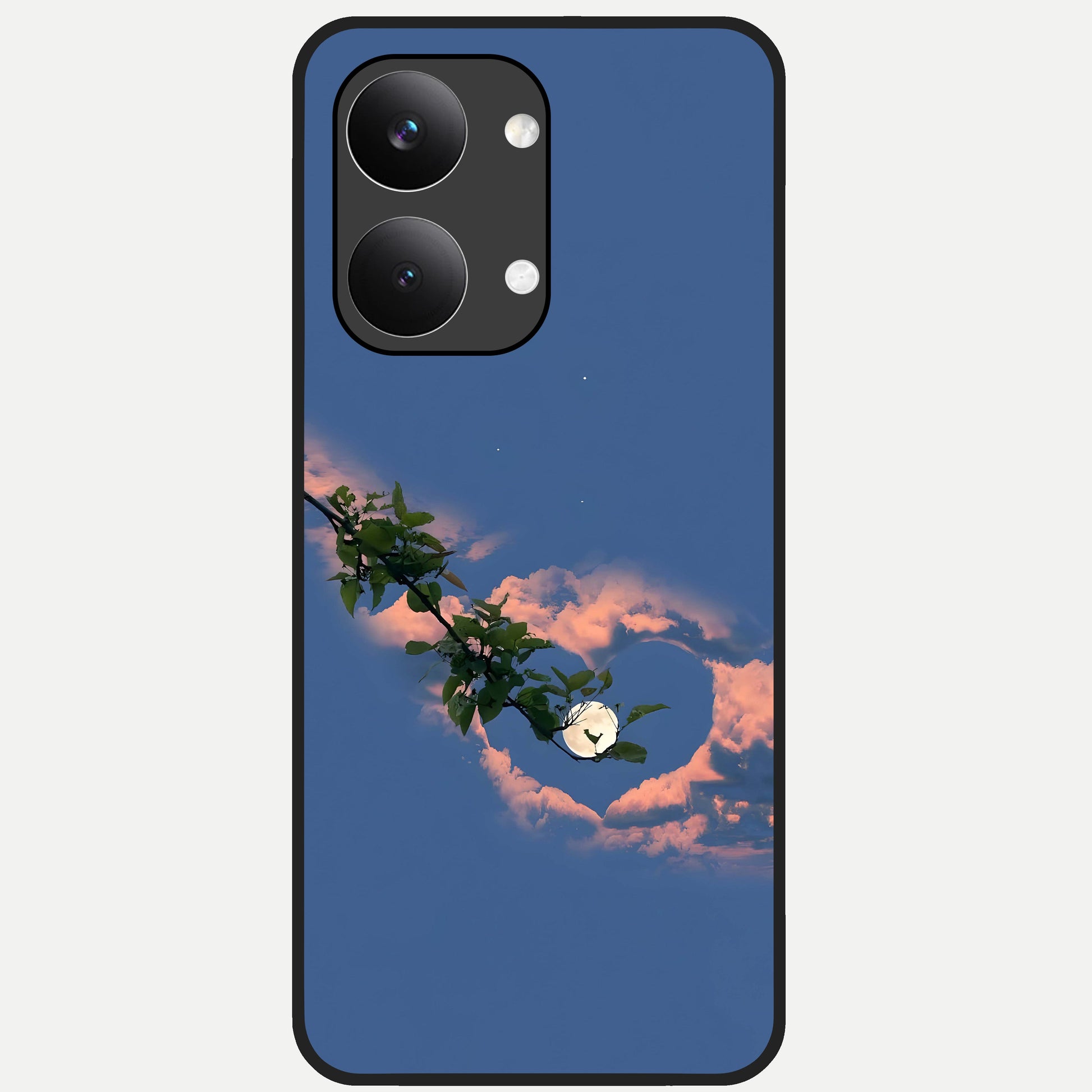  Sky Under Tree Glass Case For Poco X8 Pro Max back cover – full design glossy printed glass finish