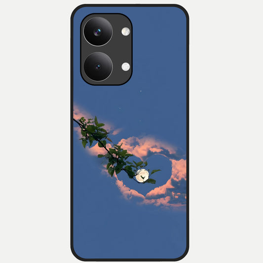  Sky Under Tree Glass Case For Poco X8 Pro Max back cover – full design glossy printed glass finish