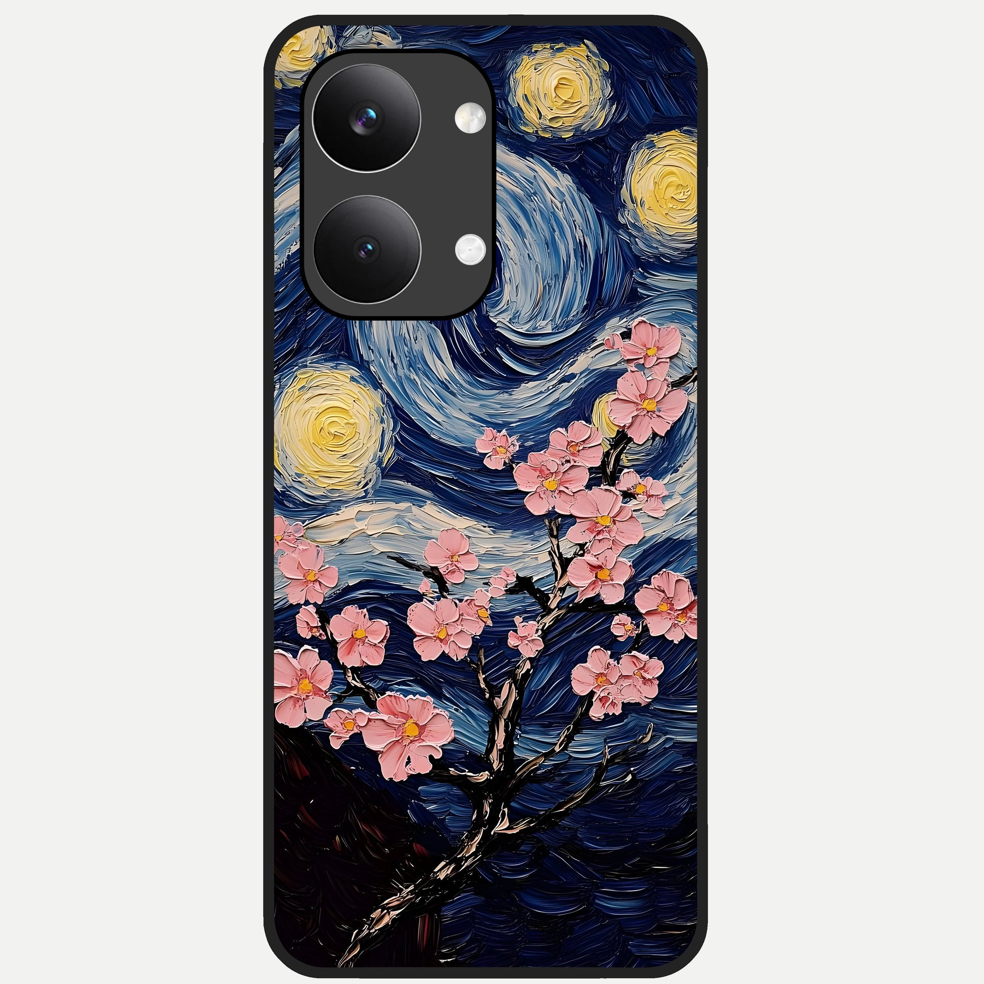  Van Gogh Scenery Glass Case For Poco X8 Pro Max back cover – full design glossy printed glass finish