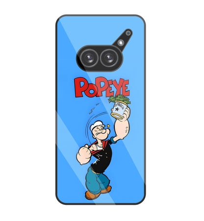 Popey In Blue glass Case For Nothing Phone 2A