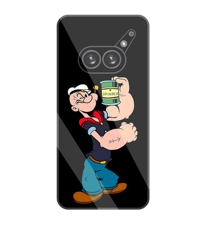 Popeye Spinach glass Case For Nothing Phone 2A