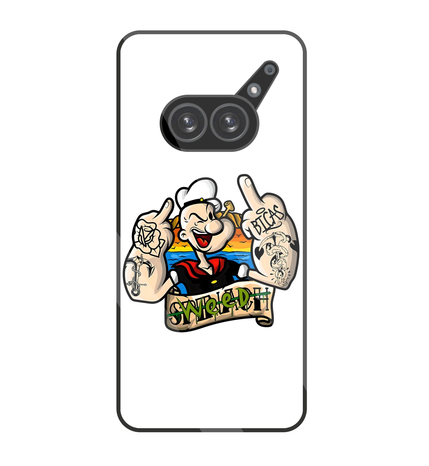 Popeye Weed Glass Case For Nothing Phone 2A