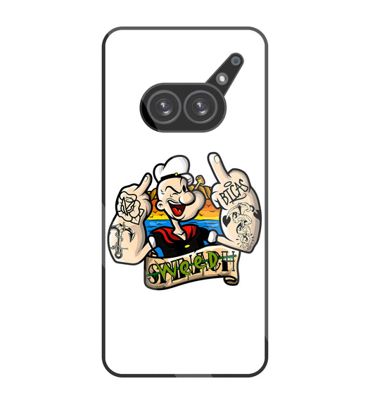 Popeye Weed Glass Case For Nothing Phone 2A