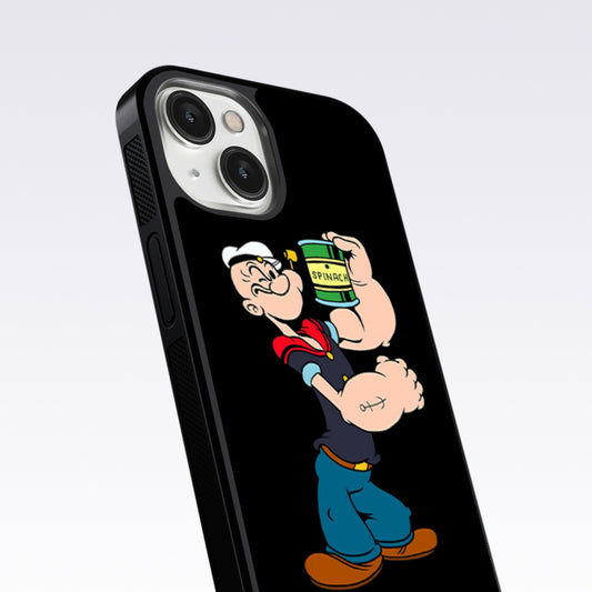 Popeye Spinach glass Case For Nothing Phone 2A