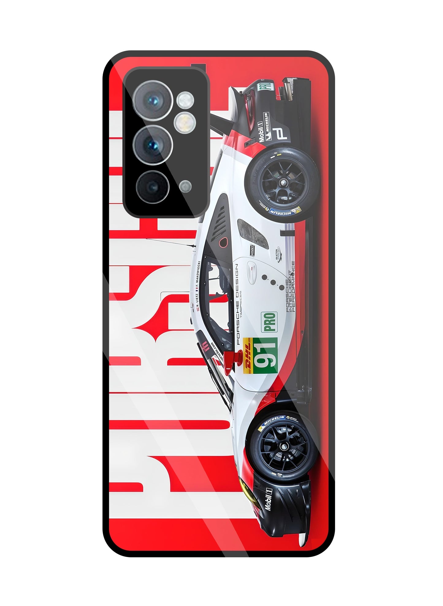 Porschse Glass Case For OnePlus 9RT