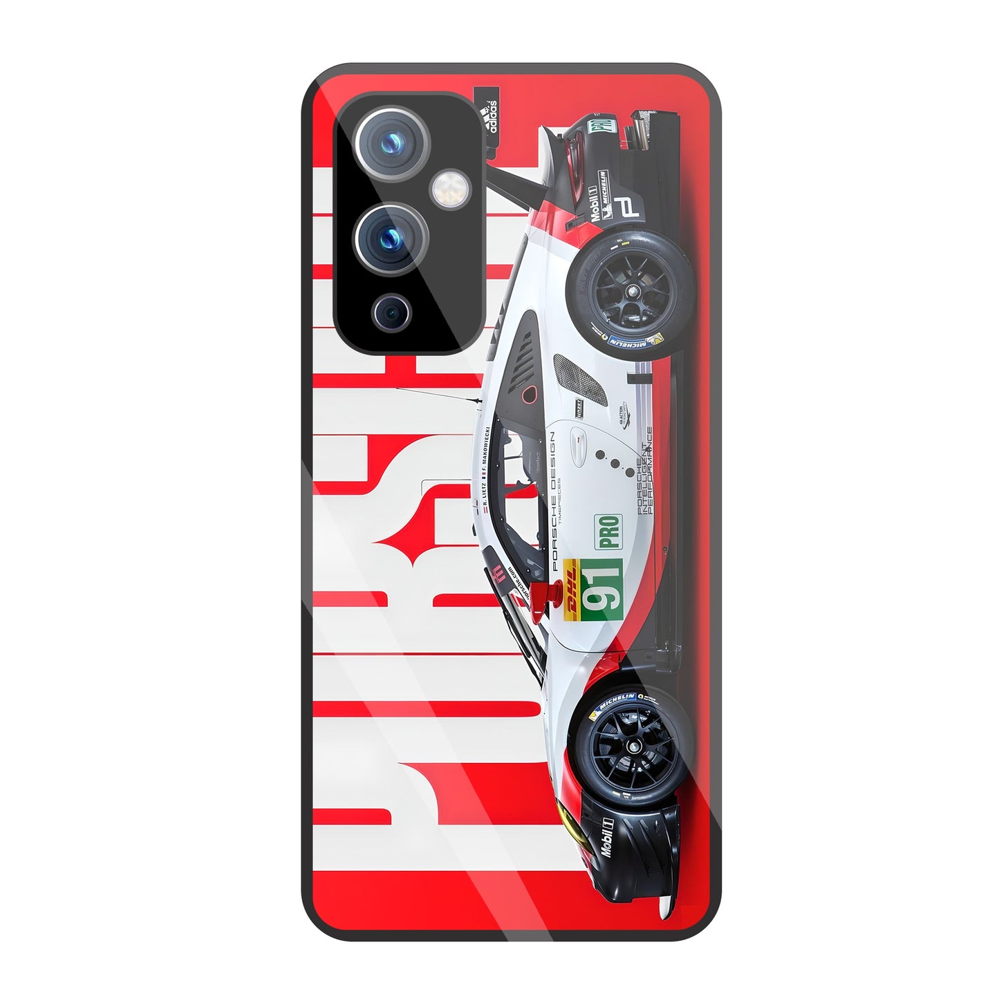 Porschse Glass Case For OnePlus 9
