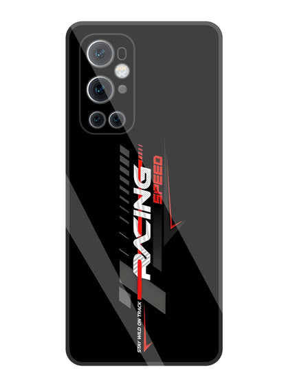 Racing Speed Glass Case For OnePlus 9 Pro