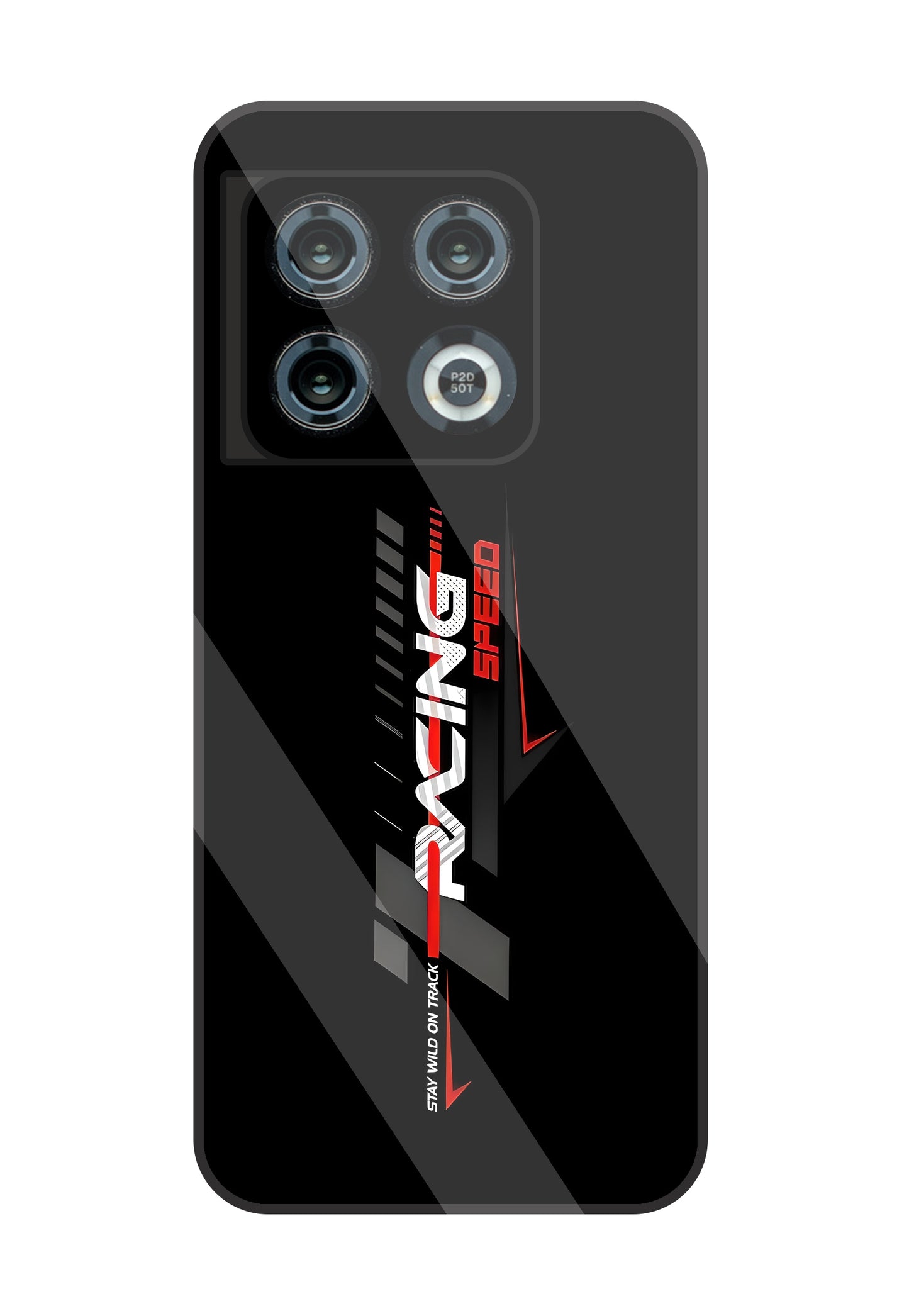 Racing Speed Glass Case For OnePlus 10 Pro