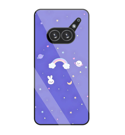 Rainbow with stars Glass Case For Nothing Phone 2A