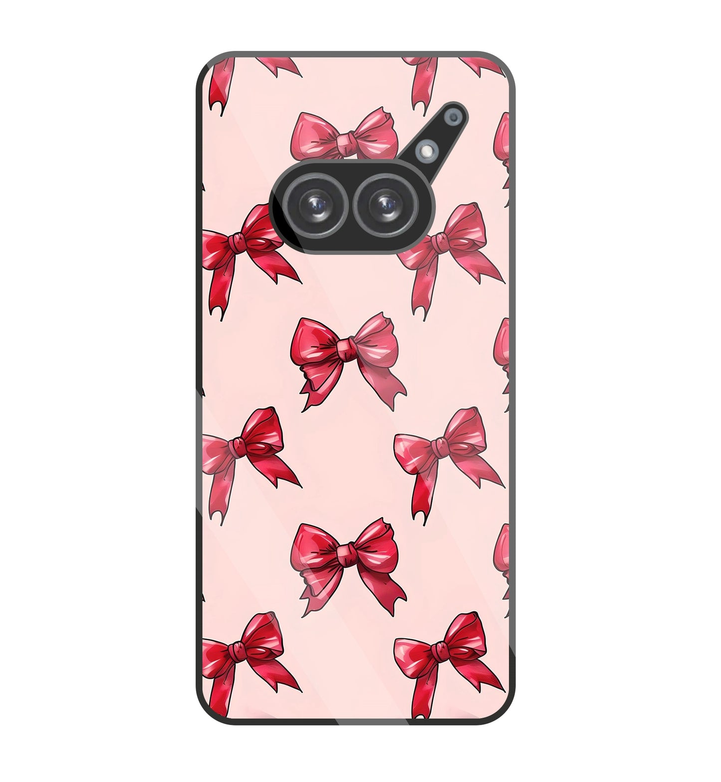 Red Ribbon Glass Case For Nothing Phone 2A