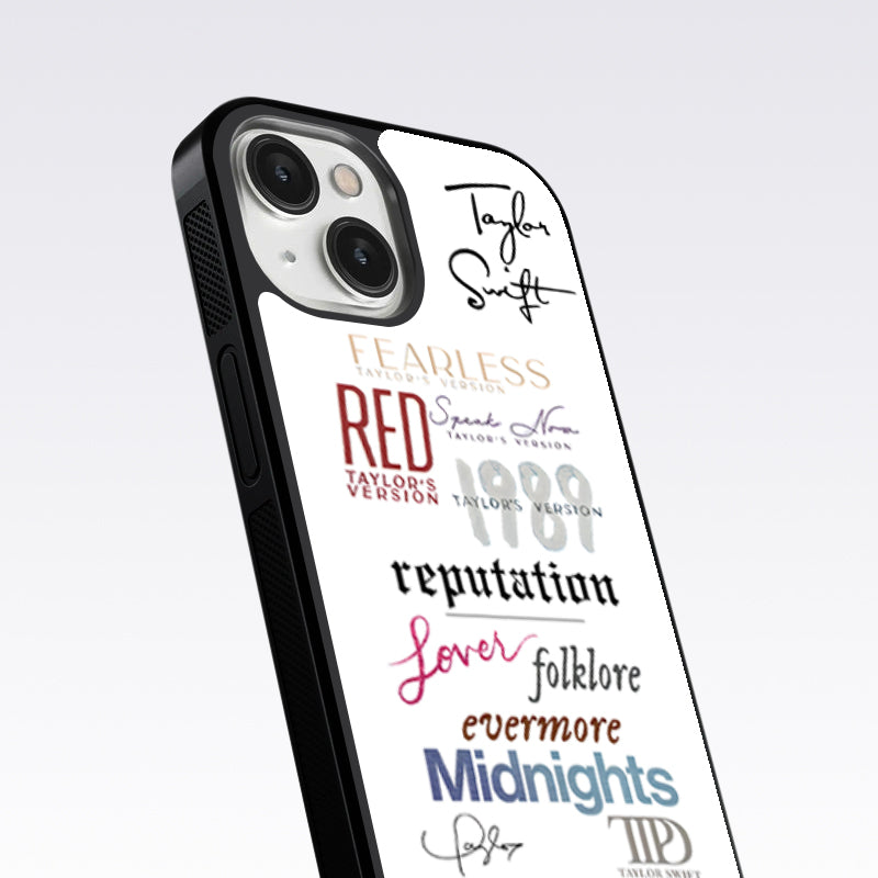 Red Taylor's Version Glass Case For Nothing Phone 2A
