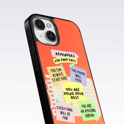 Reminders for Hard DayS Glass Case For Nothing Phone 2A
