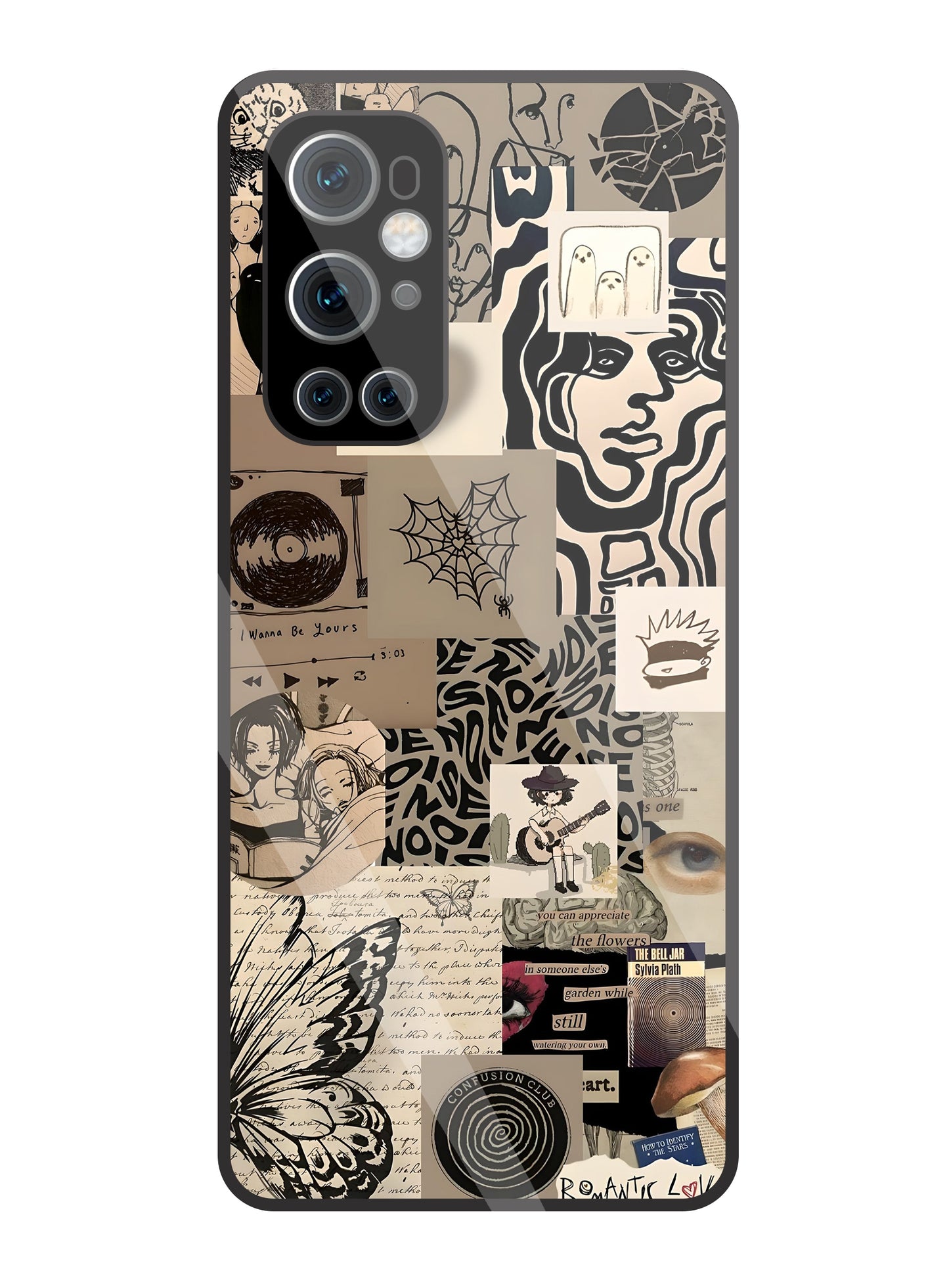 Romantic Lover Glass Case For OnePlus 9 Pro