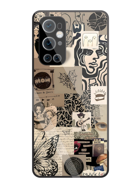 Romantic Lover Glass Case For OnePlus 9 Pro