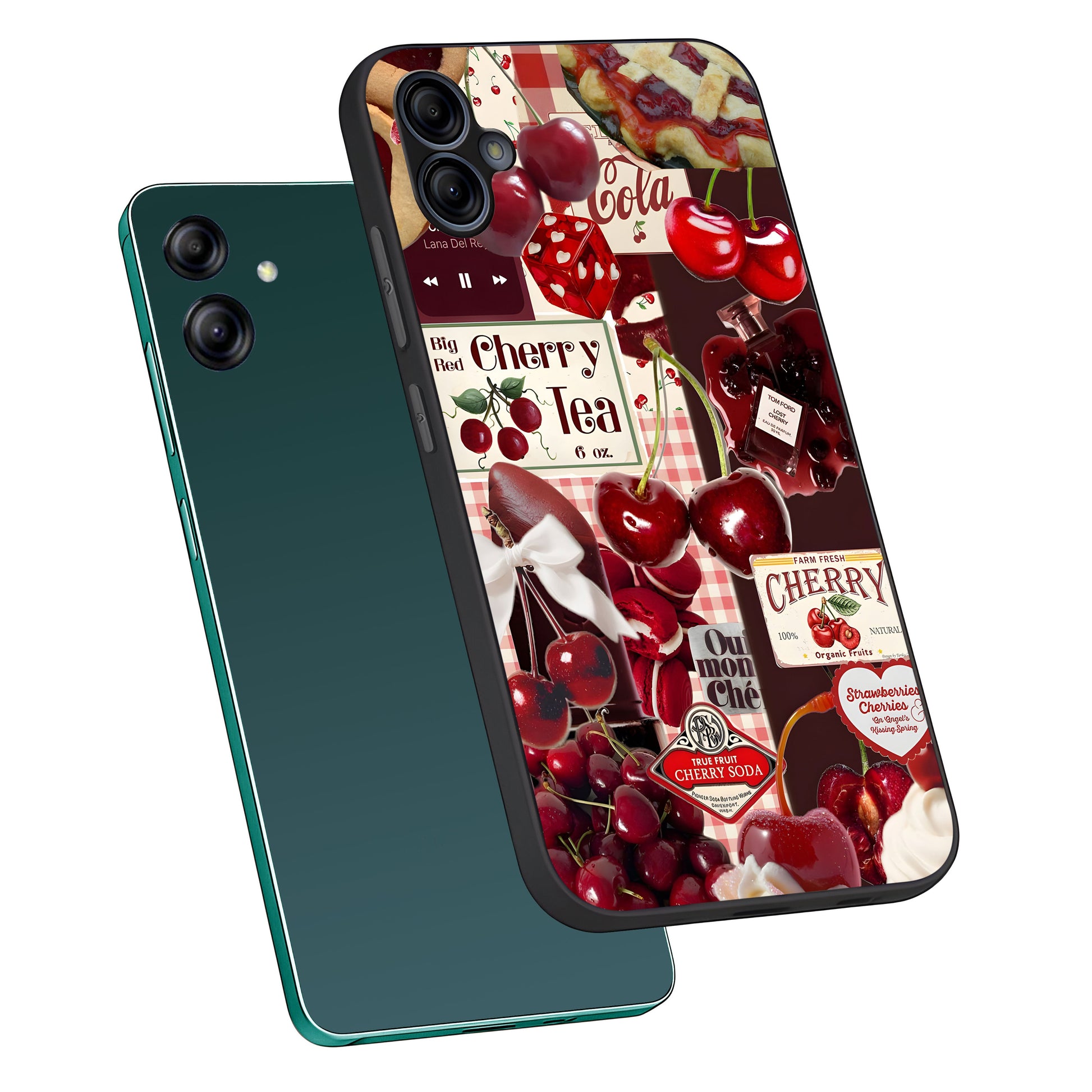 Aesthetic Little Freak Glass Case captured at a warm angle highlighting playful contrasts, gloss, and edge clarity.