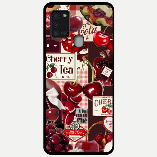 Blooming Spendor Bird Glass Case captured at a warm angle highlighting rich tones, gloss, and edge clarity.