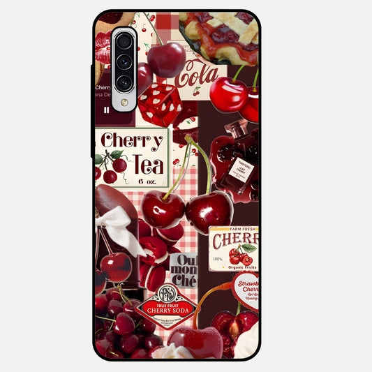 Blossom Tree Glass Case captured at a warm angle highlighting natural textures, gloss, and edge clarity.