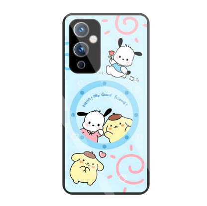 Sanrio Friends Glass Case For OnePlus 9