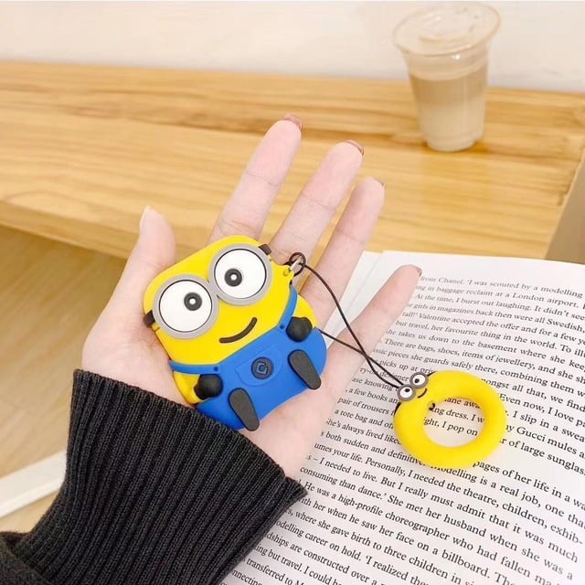 CUTE MINION SILICONE AIRPODS CASE COVER FOR 1/2, 3 AND AIRPODS PRO