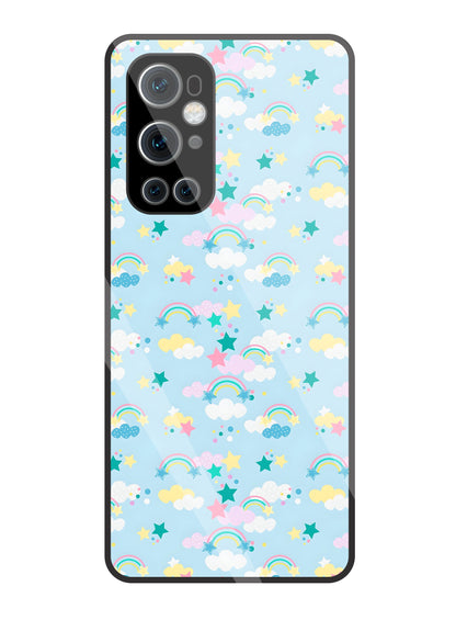 Small Rainbows Glass Case For OnePlus 9 Pro