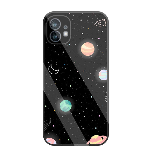 Space Galaxy Glass Case For Nothing Phone 1