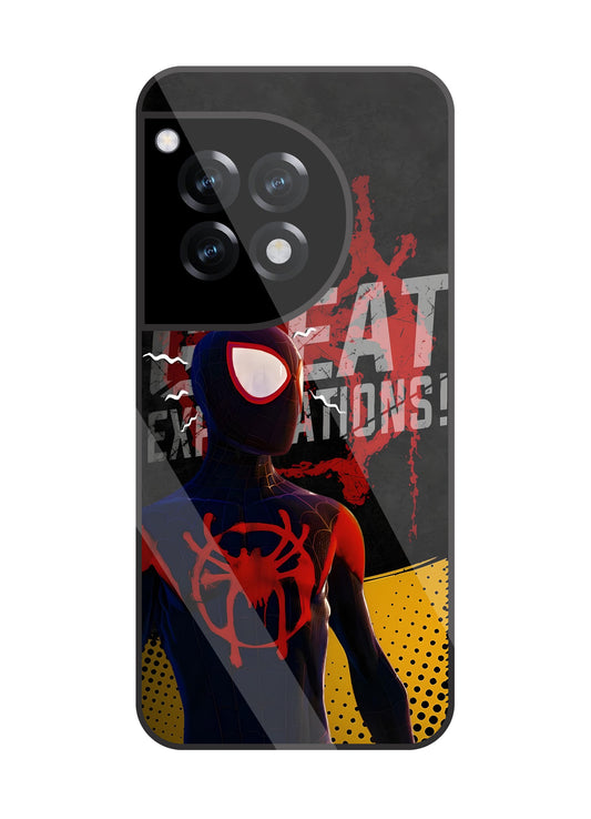 Spidy Sense Glass Case For OnePlus 12R