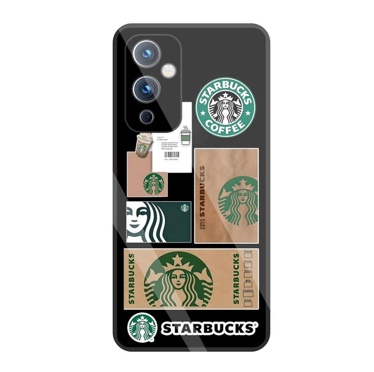 Starbucks 1971 Glass Case For Oneplus 9