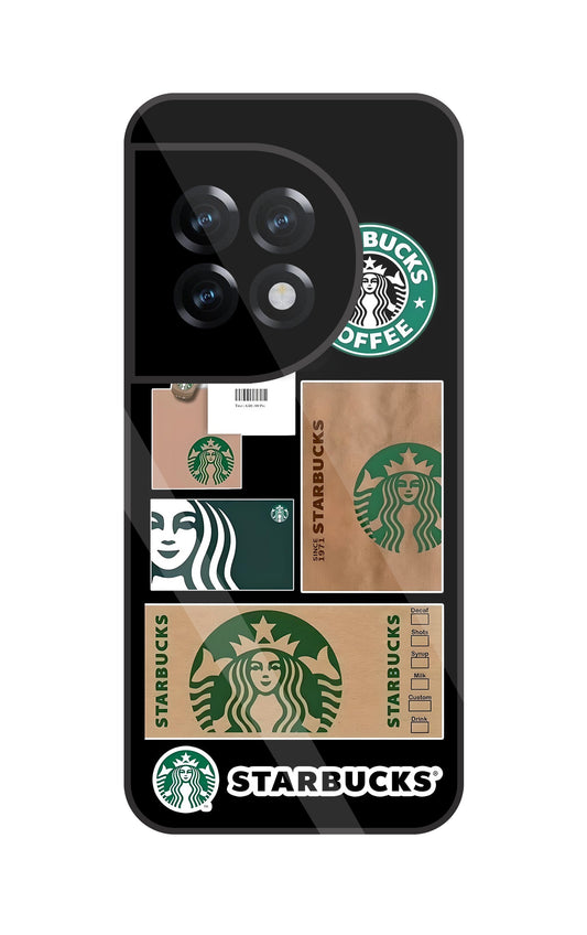 Starbucks 1971 Glass Case For Oneplus 11R