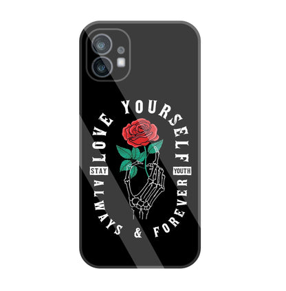 Stay Youth Love Glass Case For Nothing Phone 1